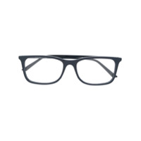 Calvin Klein Armação de óculos retangular com logo - Azul