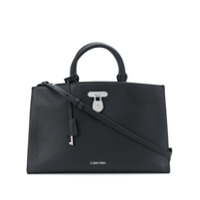 Calvin Klein Bolsa tote com detalhe de cadeado - Preto