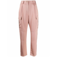 Calvin Klein Calça cintura alta com bolsos laterais - Rosa