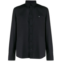 Calvin Klein Camisa com estampa de logo - Preto