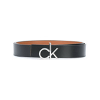 Calvin Klein Cinto com logo na fivela - Preto