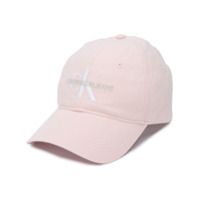 Calvin Klein embroidered logo baseball cap - Rosa