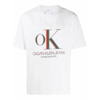 Calvin Klein Jeans Est. 1978 Camiseta com logo - Branco