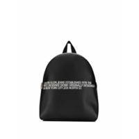 Calvin Klein Jeans Mochila com estampa de slogan - Preto