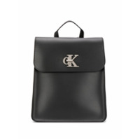Calvin Klein Jeans Mochila com placa de logo - Preto