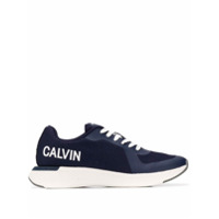 Calvin Klein Jeans Tênis com logo contrastante - Azul