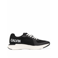 Calvin Klein Jeans Tênis com logo contrastante - Preto