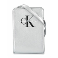 Calvin Klein Kids Bolsa com estampa de logo - Prateado