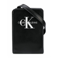 Calvin Klein Kids Bolsa tiracolo com estampa de logo - Preto