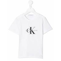 Calvin Klein Kids Camiseta com estampa de logo - Branco