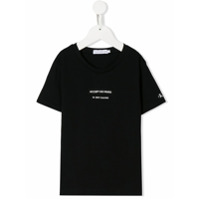 Calvin Klein Kids Camiseta com estampa de slogan - Preto