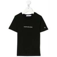 Calvin Klein Kids Camiseta com estampa gráfica - Preto