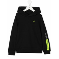 Calvin Klein Kids Moletom com logo e capuz - Preto
