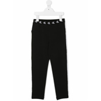 Calvin Klein Kids monogram-waist track pants - Preto