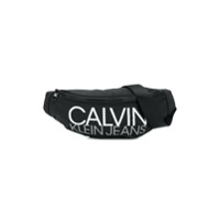 Calvin Klein Kids Pochete com estampa de logo - Preto