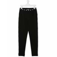 Calvin Klein Kids TEEN monogram-waist track pants - Preto