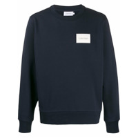 Calvin Klein Suéter com patch de logo - Azul
