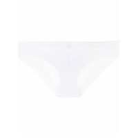 Calvin Klein Underwear Calcinha perfurada com renda - Branco