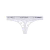 Calvin Klein Underwear Modern Dot cotton thong - Branco