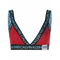 Calvin Klein Underwear Sutiã cortininha 1981 - Vermelho
