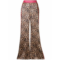 Camilla Calça pantalona com recorte lateral - Rosa