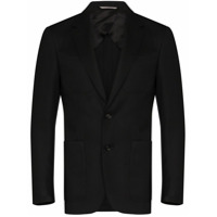 Canali Blazer com lapelas e abotoamento simples - Preto