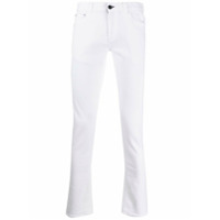 Canali Calça jeans skinny cintura média - Branco