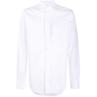 Canali Camisa mangas longas de algodão - Branco