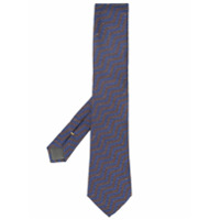 Canali Gravata com padronagem ondulada - Azul