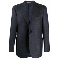 Canali single-breasted fitted blazer - Azul