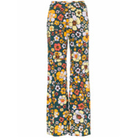 Cap Calça de tricô floral 'Penelope' - MULTICOLOURED