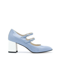 Carel Sapato Alice com efeito envernizado - Azul