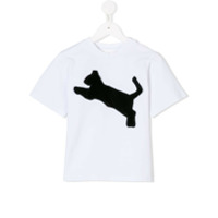 Caroline Bosmans Camiseta com estampa de gato - Branco