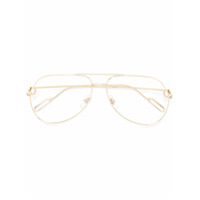 Cartier Eyewear Armação de óculos aviador - Dourado