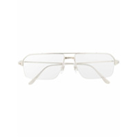 Cartier Eyewear Armação de óculos aviador - Metálico
