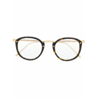 Cartier Eyewear Armação de óculos 'C Décor' - Marrom