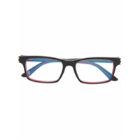 Cartier Eyewear Armação de óculos com logo gravado - Preto