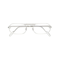 Cartier Eyewear Armação de óculos oval - Prateado