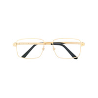 Cartier Eyewear Armação de óculos quadrada - Dourado