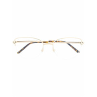 Cartier Eyewear Armação de óculos quadrada Panthere - Dourado