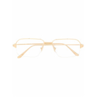 Cartier Eyewear Armação de óculos retangular CT0232O - Dourado