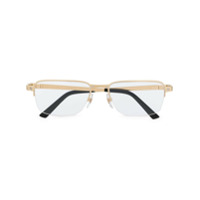 Cartier Eyewear Armação de óculos retangular - Dourado