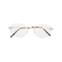 Cartier Eyewear Armação de óculos retangular Panthère - Neutro
