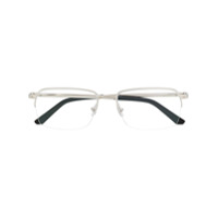 Cartier Eyewear Armação de óculos retangular - Prateado