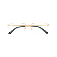 Cartier Eyewear Armação de óculos 'Santos de Cartier' - Dourado