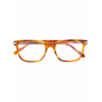 Cartier Eyewear Armação de óculos tartaruga - Marrom