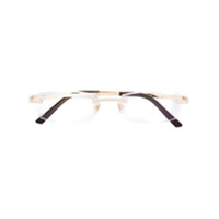 Cartier Eyewear Óculos de grau retangular - Metálico