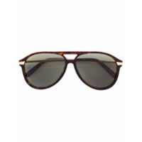 Cartier Eyewear Óculos de sol aviador - Marrom