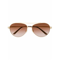 Cartier Eyewear Óculos de sol aviador Panthère de Cartier - Dourado