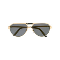 Cartier Eyewear Óculos de sol Santos de Cartier - Dourado